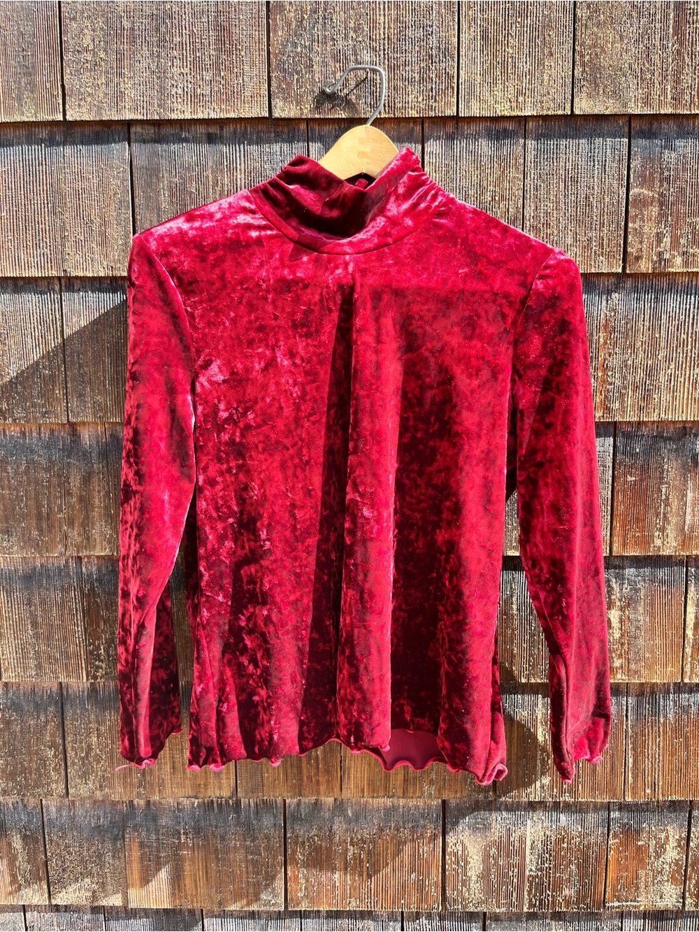 Crushed Velvet Long Sleeve
